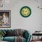 Clockswise 12" Round Decorative Singing Bird Wall Clock Battery-Operated with Wild Nature Sounds Hourly Chime and Non-Ticking for Home Office Kitchen Dining Bedroom Classroom and Living Spaces